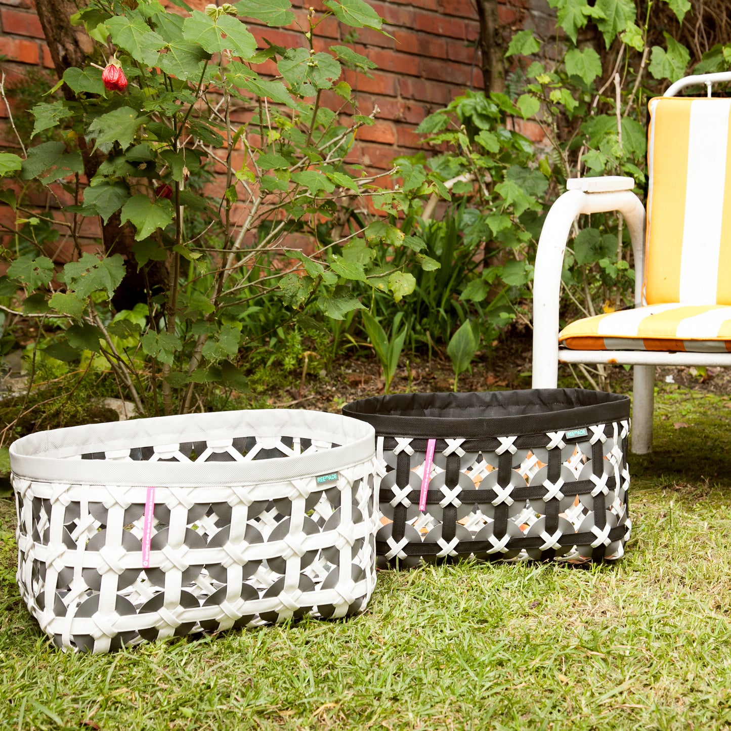 CANASTO TEJIDO MARARAY